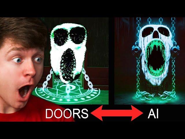 ROBLOX DOORS ENTITIES vs AI! (Reaction)