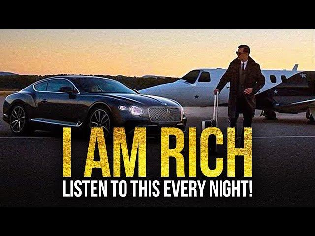 "I AM RICH & WEALTHY" - Best I AM Affirmations for Money, Wealth, and Success (8 HOURS Affirmations)