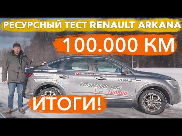 Renault Arkana после 100 000 км пробега. Как Аркана прошла ресурсный тест.