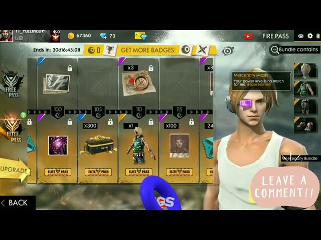 Free fire 8th elite pass full review tamil in BGS Gaming