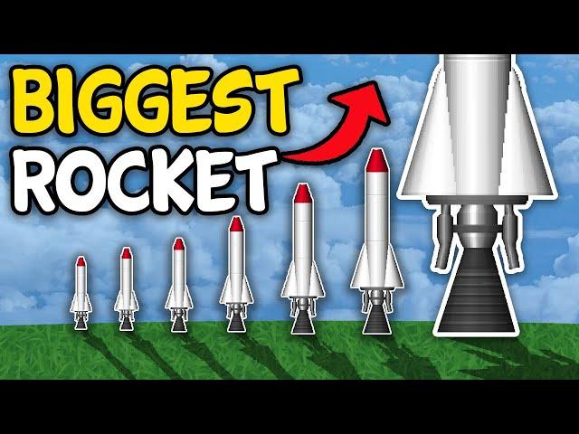 I Made The BIGGEST And SMALLEST Rockets in Spaceflight Simulator