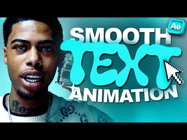 SMOOTH TEXT/LYRICS ANIMATION (After Effect Tutorial)