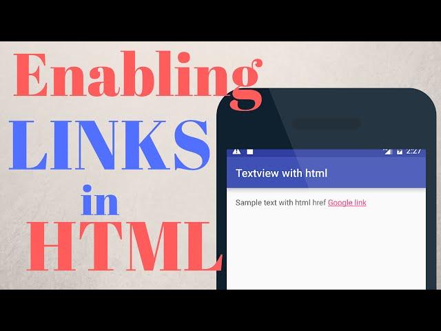 ENABLING LINKS in the HTML in TEXTVIEW - (Android Development)