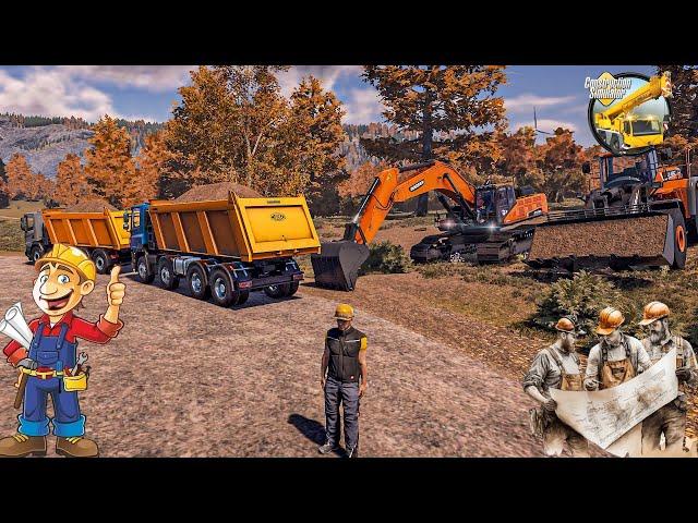 Construction Simulator 22ЭКОЛОГИЧЕСКАЯ ЛЕСНАЯ ТРОПАЧАСТЬ 53