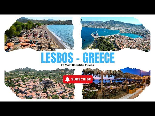 20 Most Beautiful Places In Lesbos, Greece | Drone