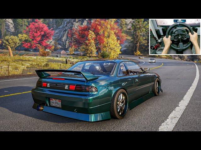 Nissan Silvia S14 - CarX Street | Thrustmaster T300RS gameplay