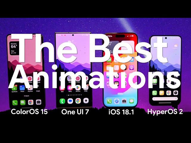 ColorOS 15 vs One UI 7 vs iOS 18 vs HyperOS 2 - OnePlus 13 vs S24 Ultra vs iPhone 16 PM vs Xiaomi 15