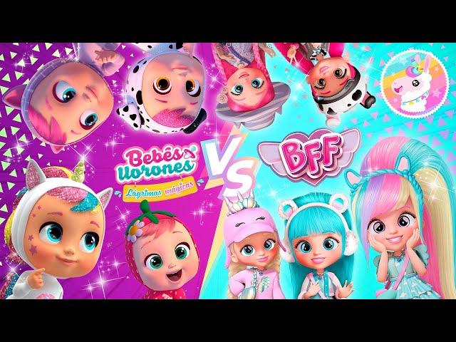 BEBÉS LLORONES vs BFF️Best Friends Forever ~ Cry Babies | Kitoons 