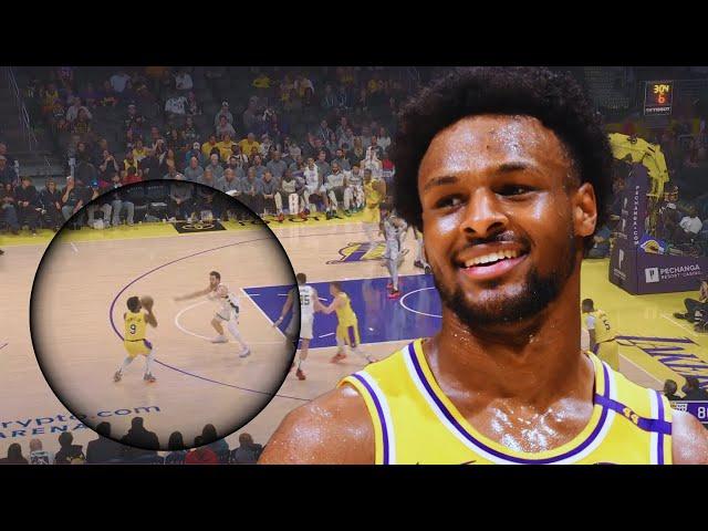 This Wasn't The SAME Bronny James... | Lakers vs Bucks Film Analysis |