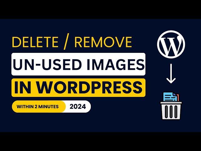 How To Remove Unused Images From Wordpress 2024 | Delete Unused Images Wordpress