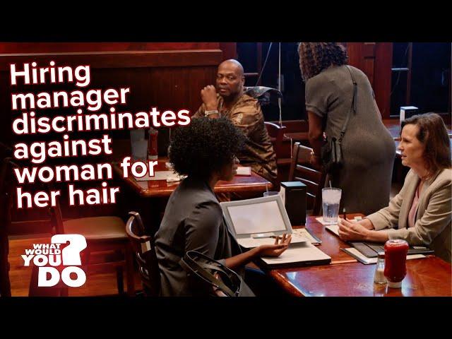 Black woman faces hair discrimination during job interview l WWYD