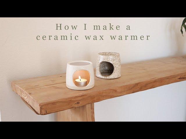 How I make a ceramic wax warmer | The entire pottery process