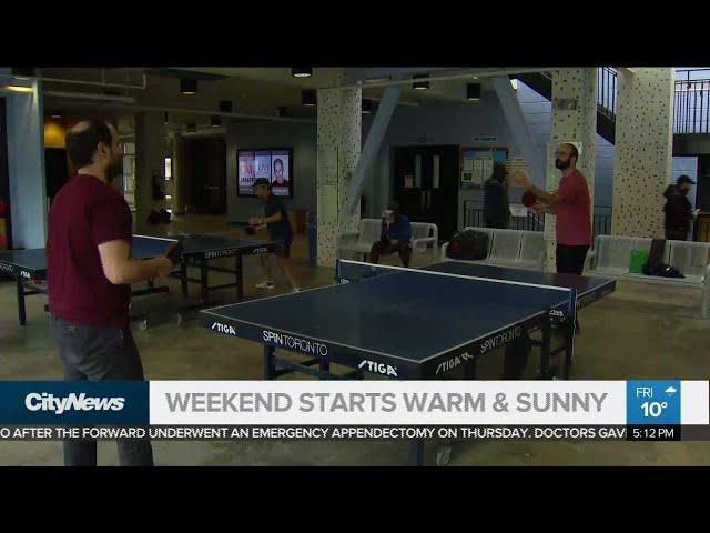 Man recovers by playing ping pong