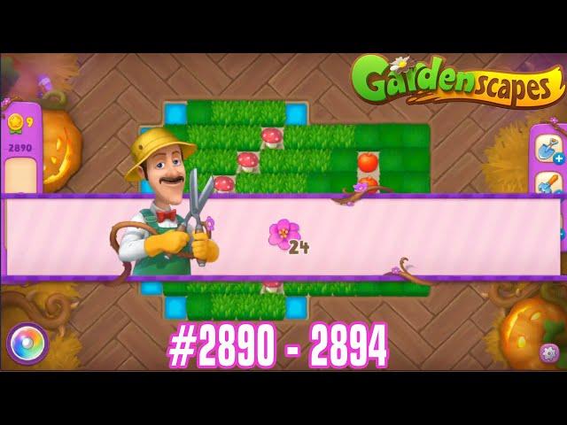 GardenScapes Level 2890 - 2894 | MICRO GAMEPLAY HD
