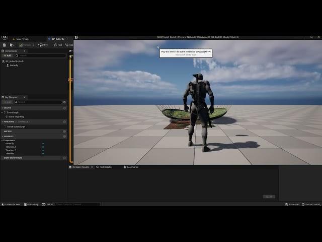 Unreal Engine Make Actor Move Up Down Set Relative Location Timeline Loop