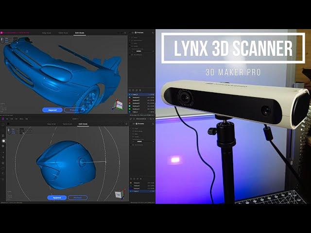 Large Format 3D Scanner for Under $400 - 3D MAKER PRO LYNX 3D Scanner