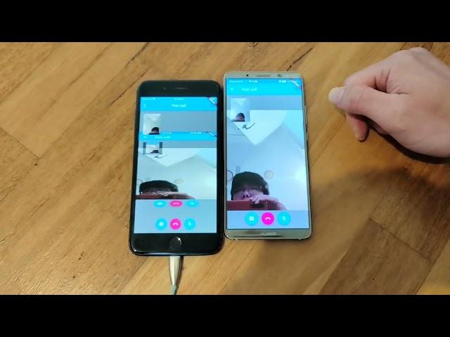 Flutter demo for video call and desktop sharing