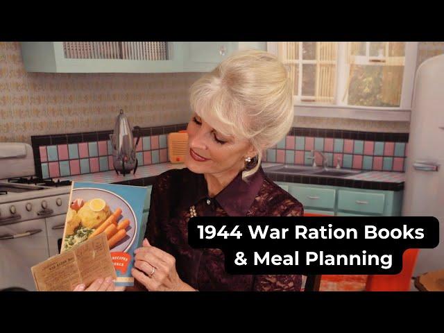 TIME TRAVEL TO 1944!  Showing You War Ration Books & Recipes! #asmr