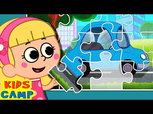 Best Learning Videos for Toddlers | Puzzles for Kids | Learn Transport Vehicles with Puzzles