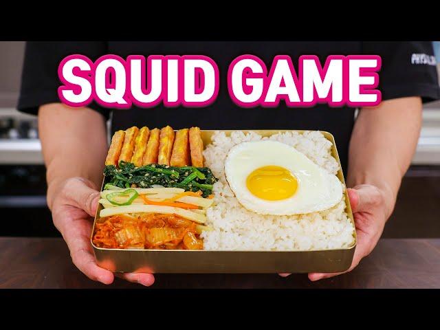 SQUID GAME Lunch Box DOSIRAK  l 4 Korean Side dishes, BANCHAN