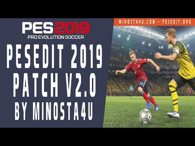 PES 2019 - PESEdit 2019 Patch V2 Winter Edition - DLC 3.00 + 3.01