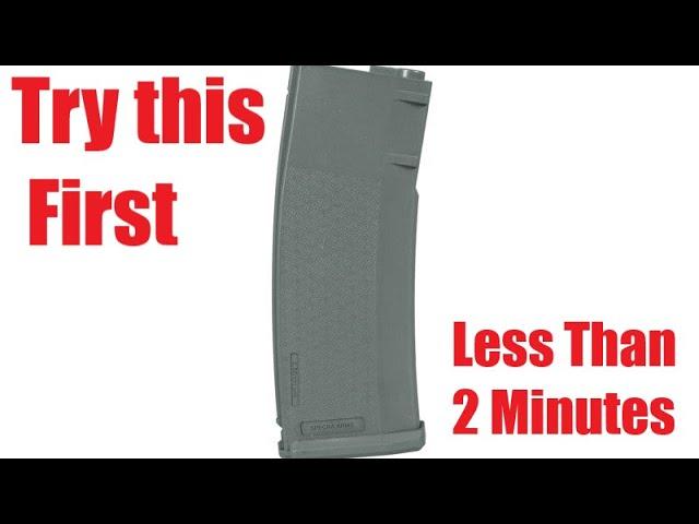 How To Fix Feeding Problems With Most Airsoft M4 Magazines