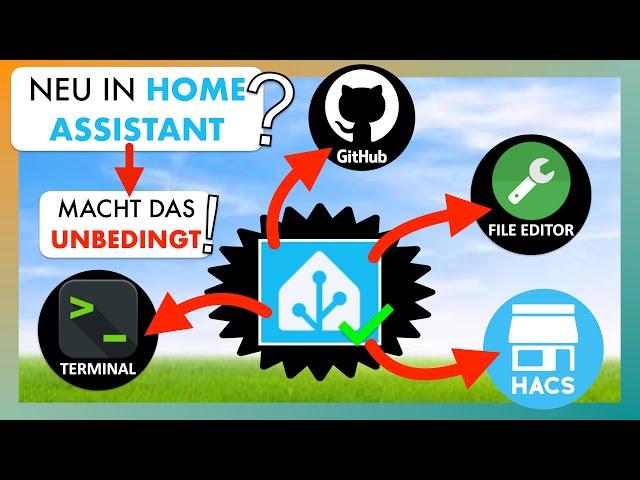 Home Assistant AddOn Store, HACS, GitHub & Custom Repositories eingerichtet