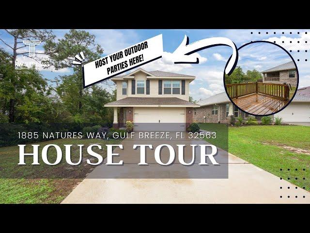 A 4 bedroom House for Sale in Gulf Breeze near Woodlawn Beach!! | House Tour | 1885 Natures Way