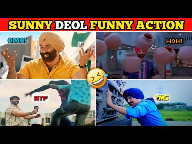 Funny Action Scene Of Suunny Deeool  सनी भाजी दी ग्रेट