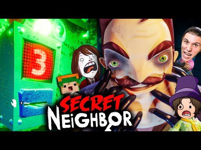 Er öffnet die LEVEL 3 NACHBAR TÜR!  Secret Neighbor (Hello Neighbor MULTIPLAYER)