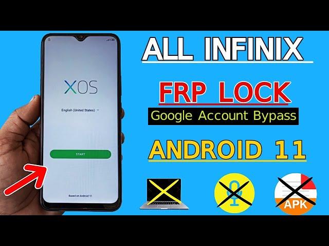 Infinix Android 11 FRP Bypass 2023 | All Infinix Android 11 Google Account Bypass Without PC