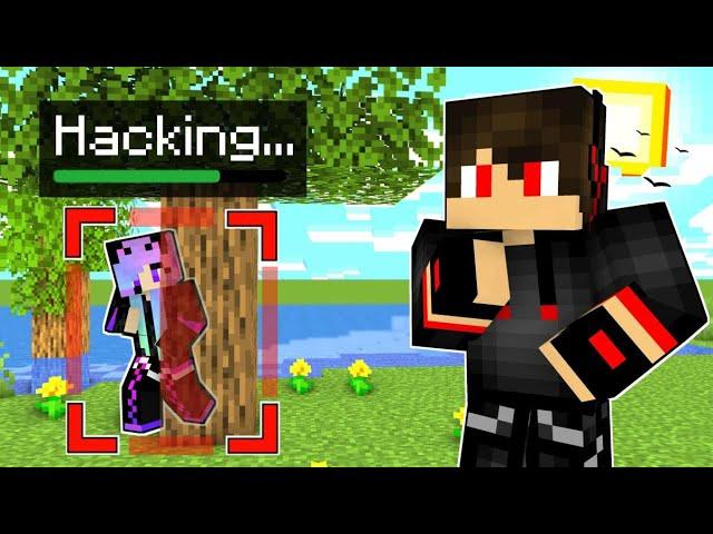 Using HACKS To Cheat In Hide And Seek in Minecraft