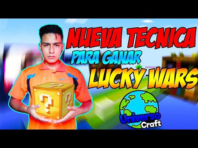 LUCKY WARS | NUEVA TECNICA *NOOBS* PARA GANAR EN MINECRAFT 