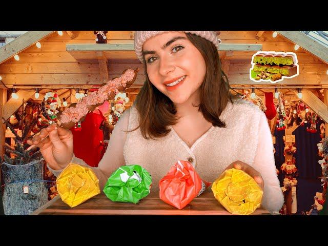 ASMR Dubai Schokolade auf dem Weihnachtsmarkt 