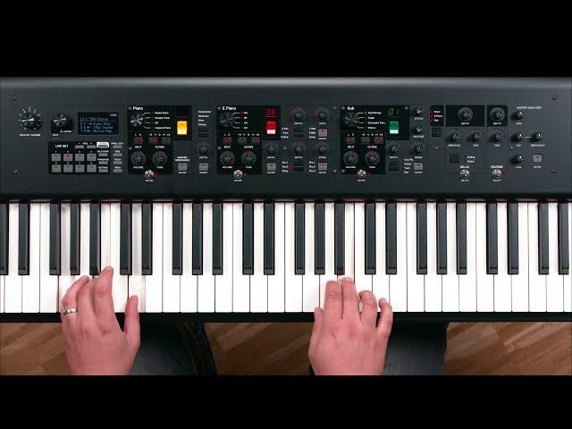 Yamaha | CP88/73 Tips | Creating a split layer combination