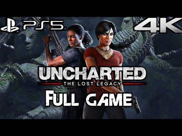 UNCHARTED LOST LEGACY PS5 REMASTERED Gameplay Walkthrough FULL GAME 4K ULTRA HD