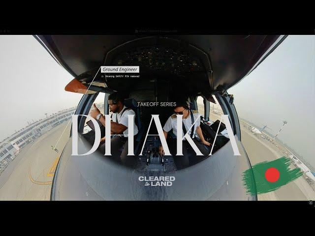 DHAKA TAKEOFF | AIRBUS A320 DEPARTURE 4K