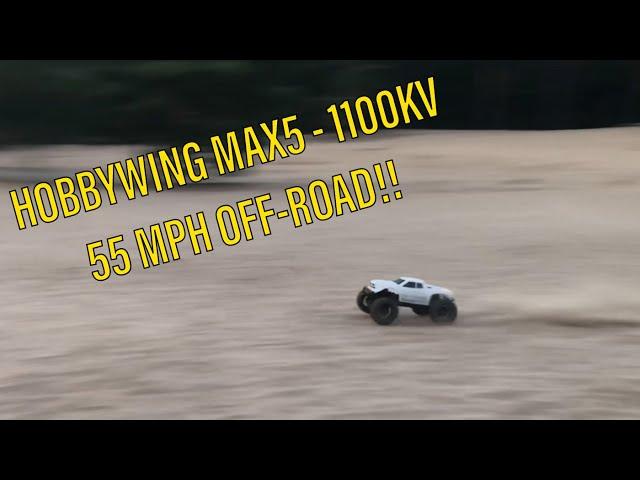 Traxxas X-MAXX - Hobbywing MAX5 1100kv combo OFF-ROAD - Dutch RC Adventures #20