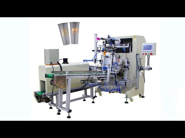 1 Color Automatic Cups Screen Printing Machine