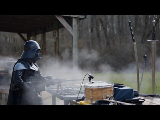 Darth Vader Tries 50 Caliber Rifle