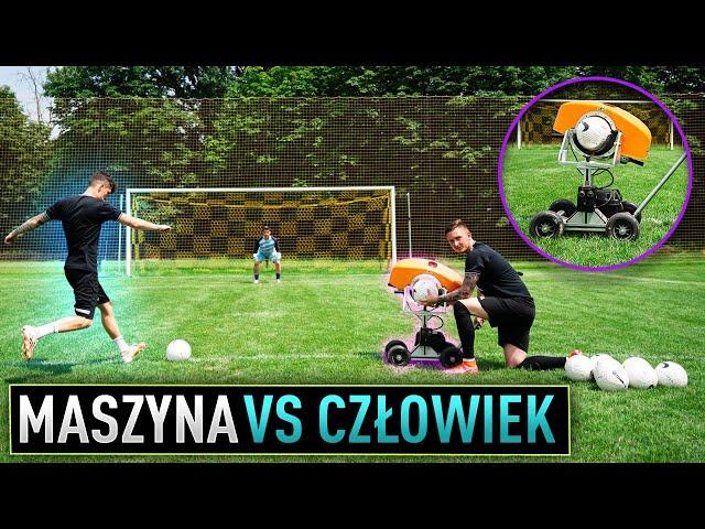 MASZYNA PIŁKARSKA VS CZŁOWIEK | STRZAŁY 150 km/h?