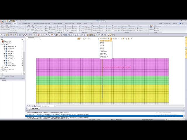 Midas GTSNX-The Interface Element and Rigid Link for deep Excavation and Marine Sheet Pile