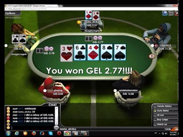 adjarabet poker. "lasha_Afcika"