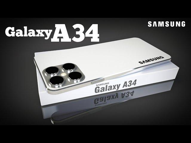 Samsung Galaxy A34 -First look 5G,50MP Camera, Battery 5000mAh