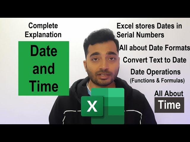 Microsoft Excel - DATE and TIME Complete Explanation | Tech n Share