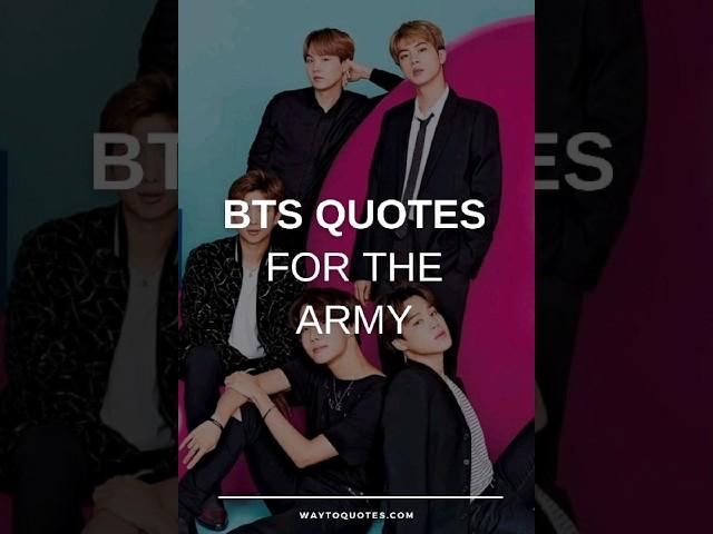 Best BTS members quotes #shorts