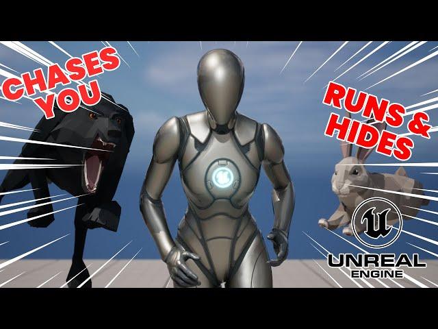 Easily Make Ai Animals That Chase And Flee In Unreal Engine