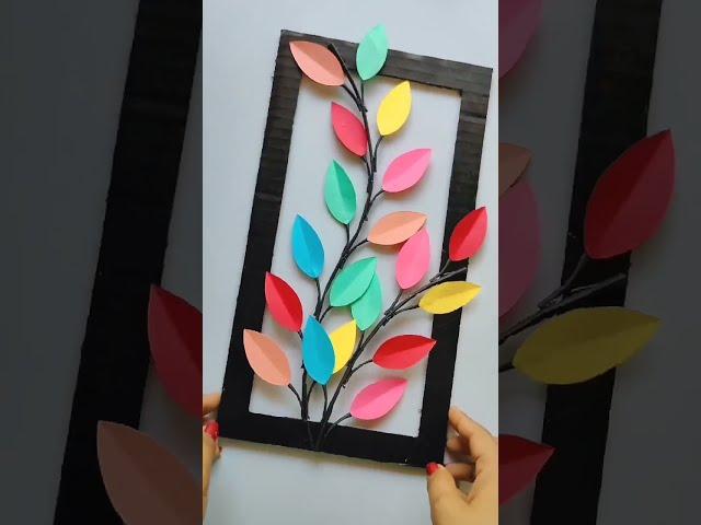 Beautiful paper wall hanging // My Instagram viral video... #shorts #papercraft