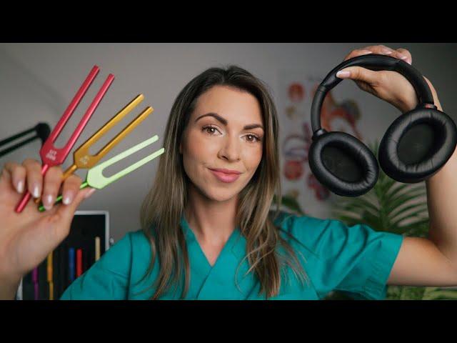 [ASMR] Hearing Exam: Your MOST Favourite Tests (Tuning Forks, Beep Tests, Competing Phrases) 