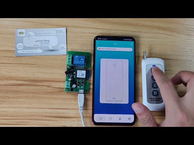 Tuya 1 Channel WIFI Relay 433Mhz